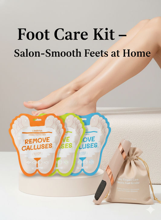 Foot Care Kit – Salon-Smooth Feet at Home