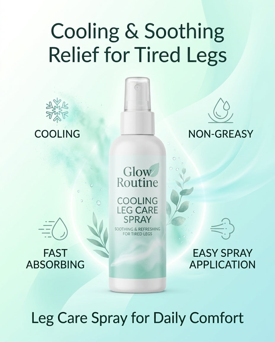 COOLING LEG CARE SPRAY — SOOTHING & REFRESHING FOR TIRED LEGS